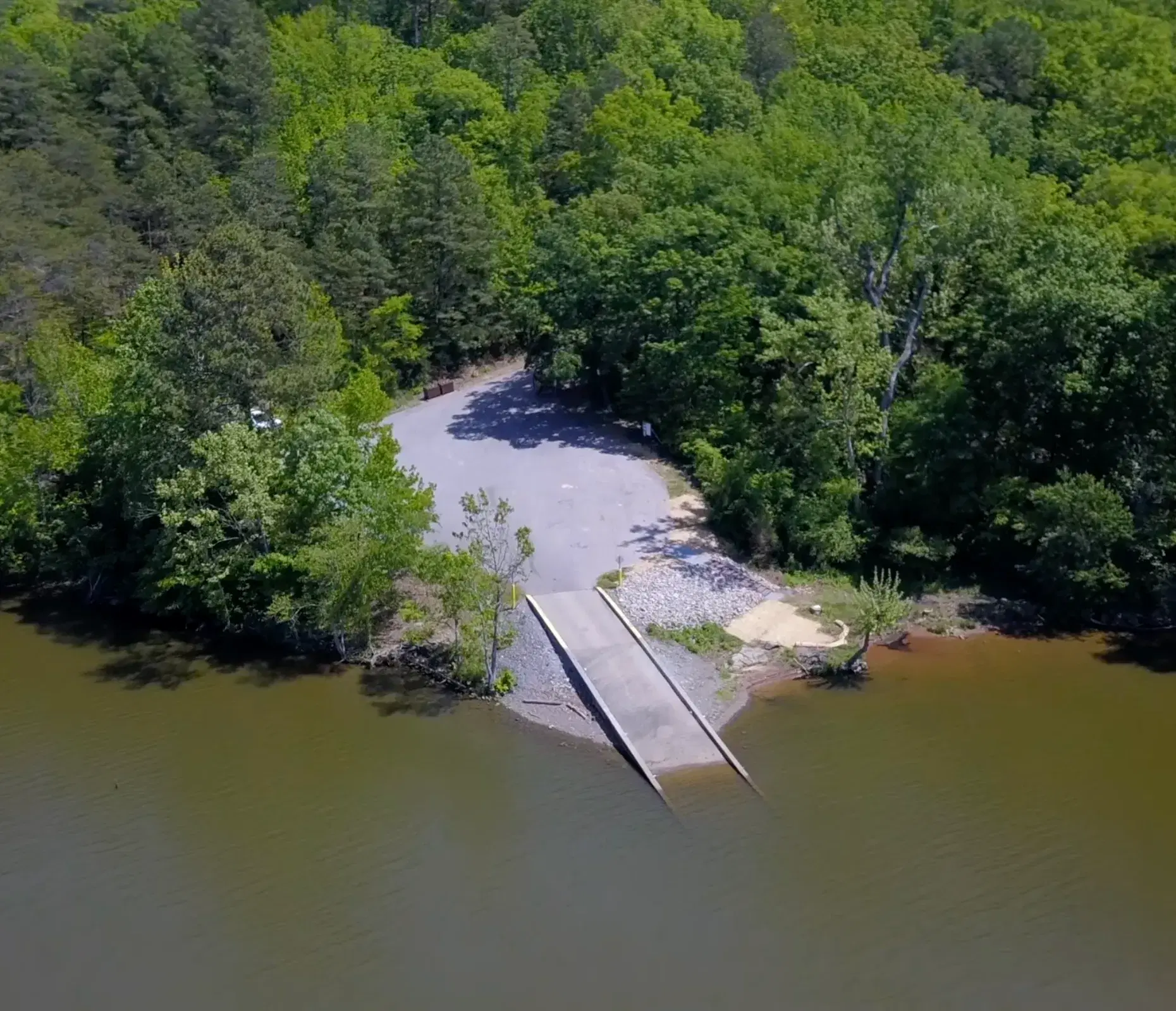Stumpy Pond water access on the Catawba River