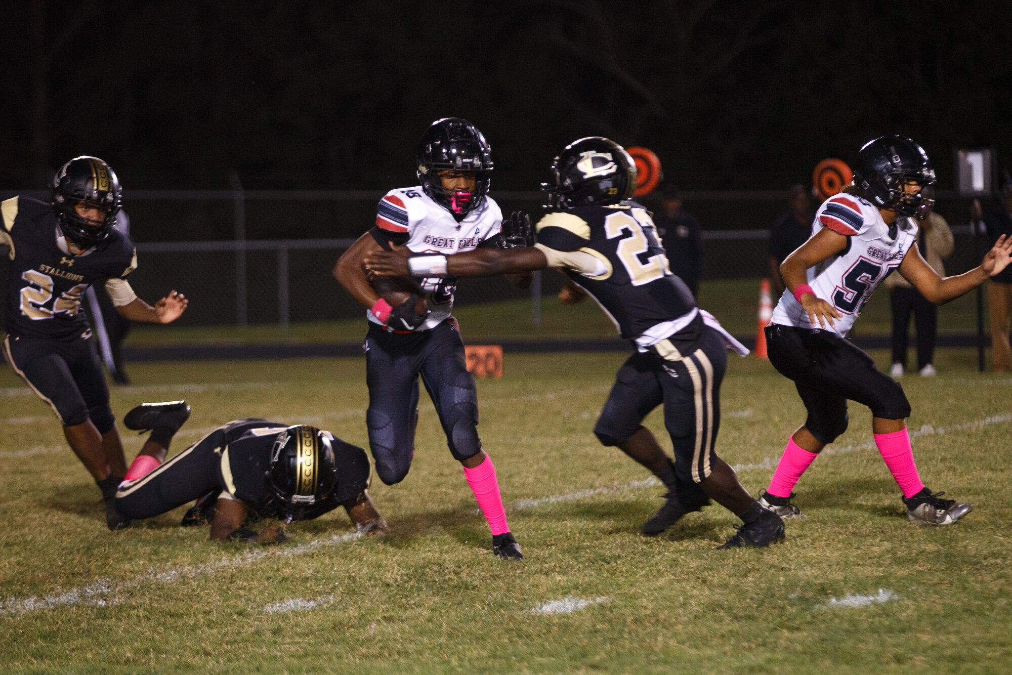 PHOTOS: Lee Central hosts Great Falls for homecoming