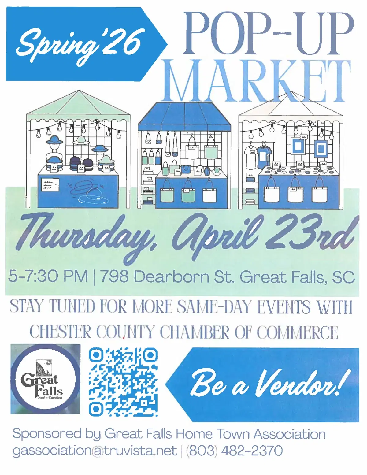 Discover Local Treasures at Great Falls' Spring Pop-Up Market!