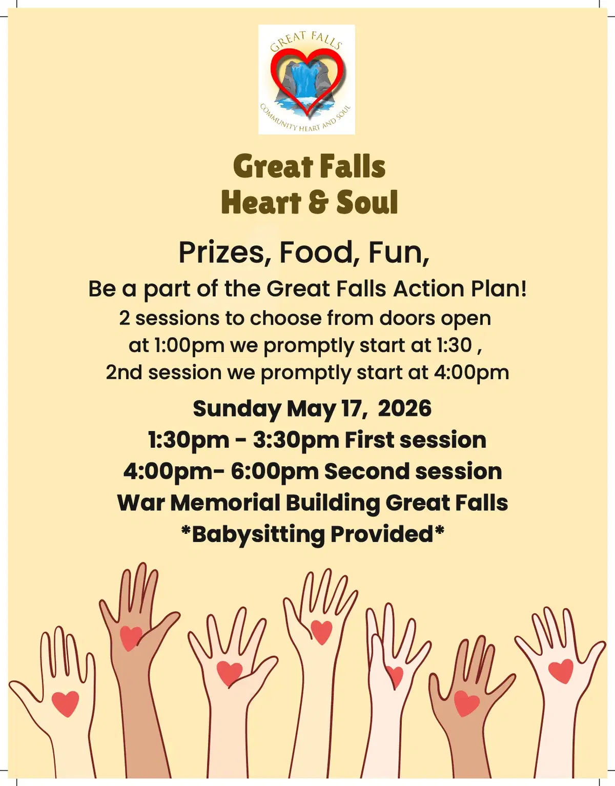 Your Voice, Our Future: Great Falls Heart & Soul Community Event Approaches!