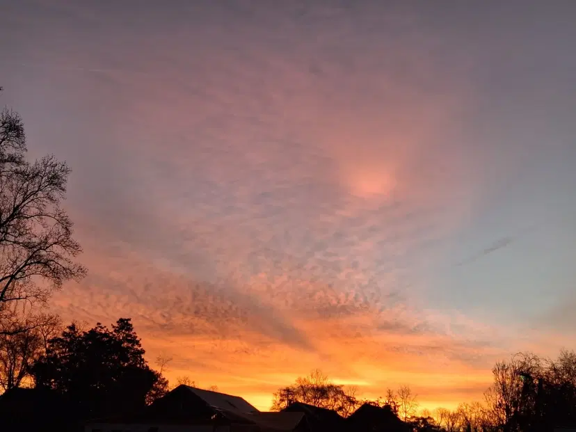 Dramatic Sunset Over Great Falls