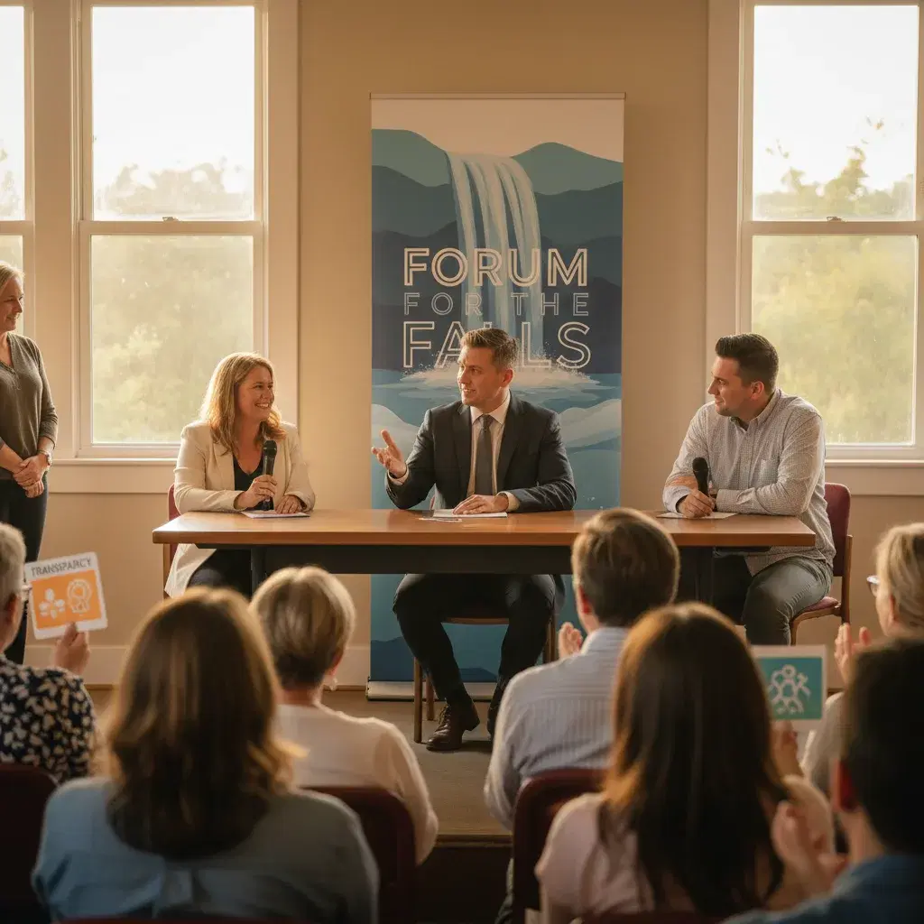 Forum for the Falls: Great Falls Town Council Mayor candidates hold forth on transparency, leadership and their visions for Great Falls