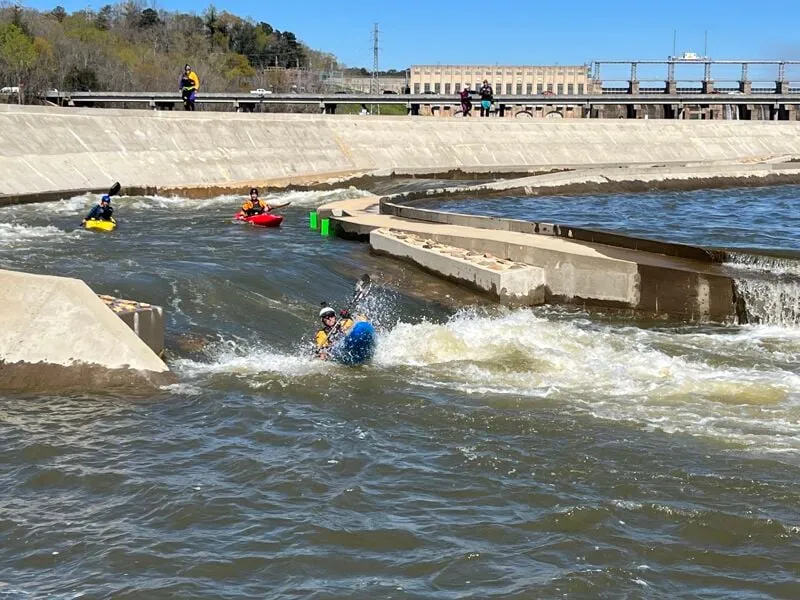 Diversion Dam Paddling Channels